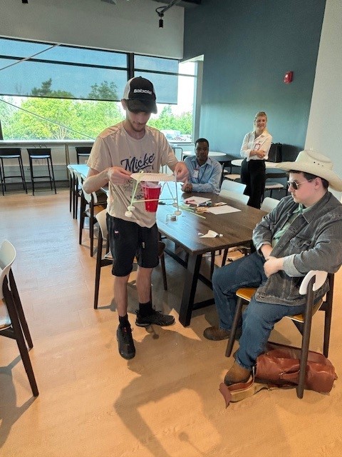 Moog recently welcomed students from VIA's pre-vocational program for teens who are visually impaired for an exciting day of hands-on #STEM activities including a lunar lander engineering challenge.

#accessibilityinSTEM #visuallyimpairedadvancement  #YouMatterAtMoog