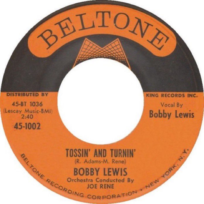 Jul30,1961 Bobby Lewis is still at #1 on the billboard Hot100 Singles Chart with "Tossin' and Turnin'" for the 3rd week of a 7wk run at #1