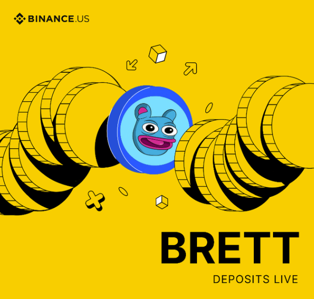 BenCryptoShow's tweet photo. Nice work $BRETT on the Binance US listing

It's one of the first BASE coins Binance US has listed

$BRETT is one of the only large cap memes up today off the news https://t.co/1zifVUwg8R