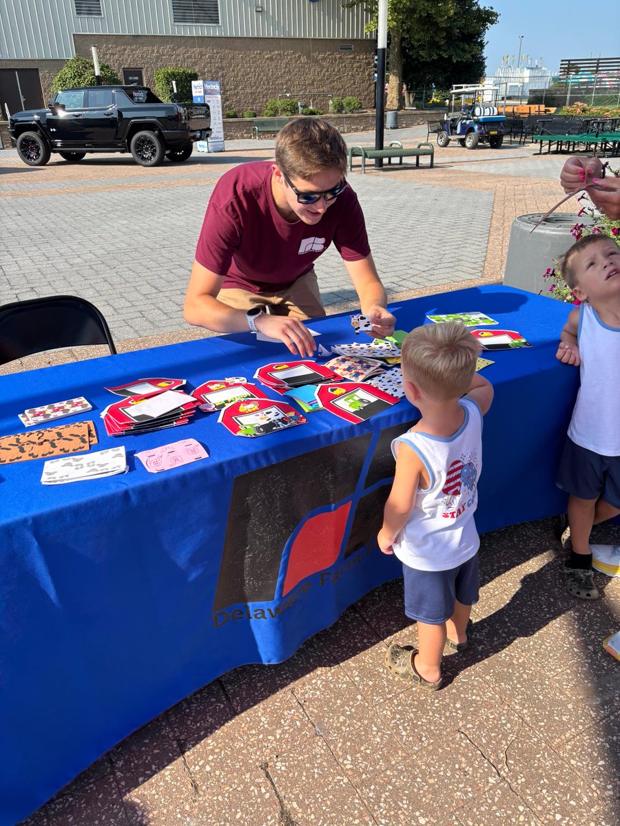 Did you stop by the Delaware Farm Bureau Foundation table on Kids Day at the <a href="/DelStateFair/">Delaware State Fair</a>?

This year, they handed out fun temporary chicken tattoos and invited kids to get creative with our “Build A Farm” activity!