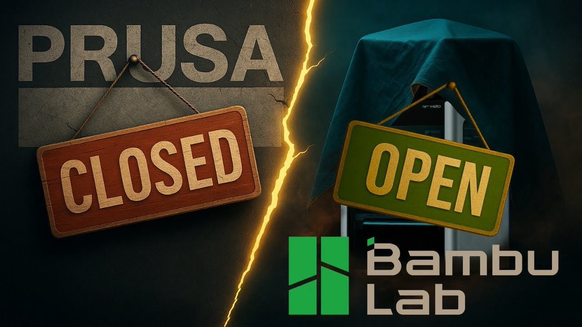 loyalmoses's tweet image. New Video: Open Source Built 3D Printing… But Can’t Keep Up

youtu.be/8lABqk2bOCg