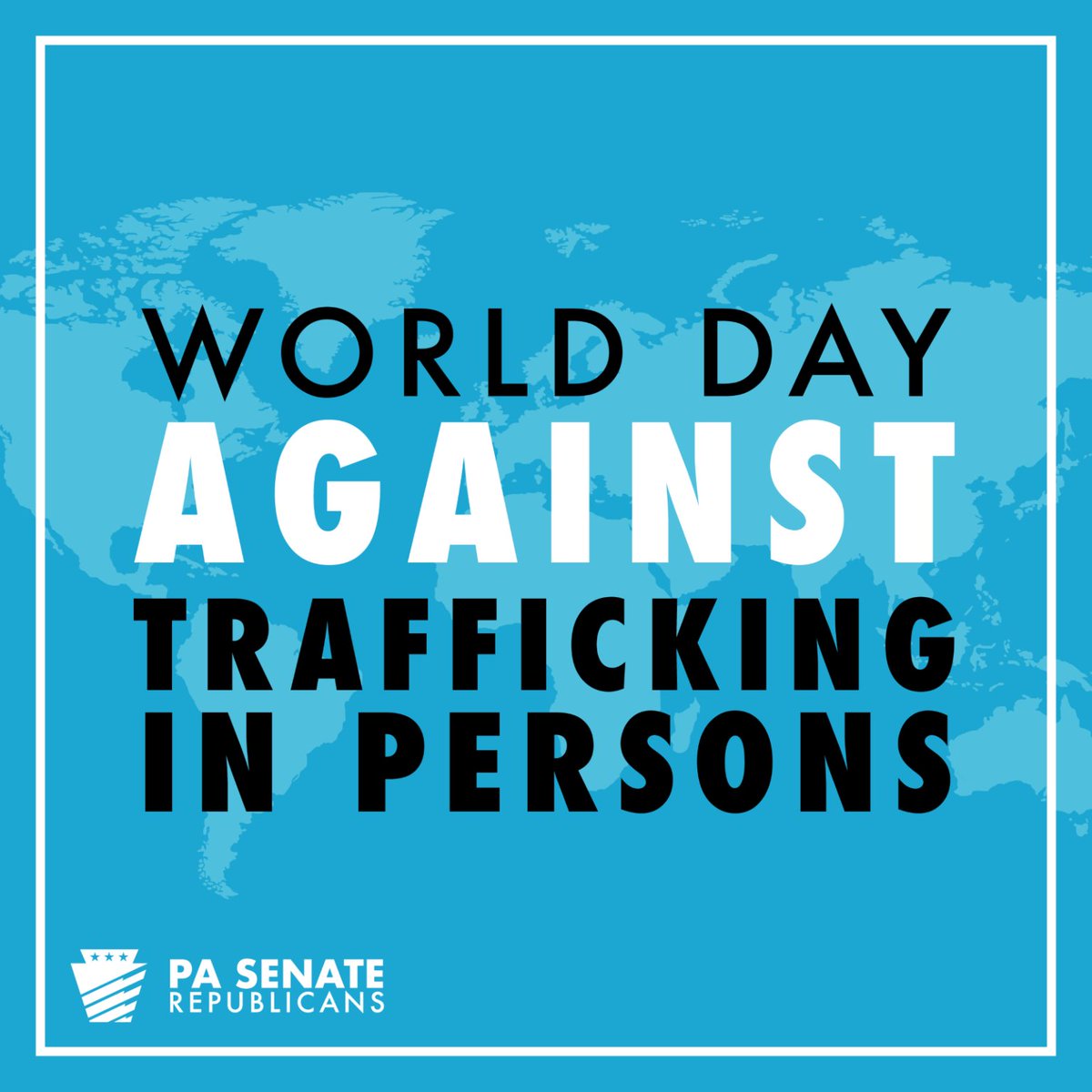 Today on World Day Against Trafficking in Persons, we stand united in the fight to end human trafficking.

In PA and beyond, we must continue to protect victims, hold traffickers accountable and strengthen prevention efforts.