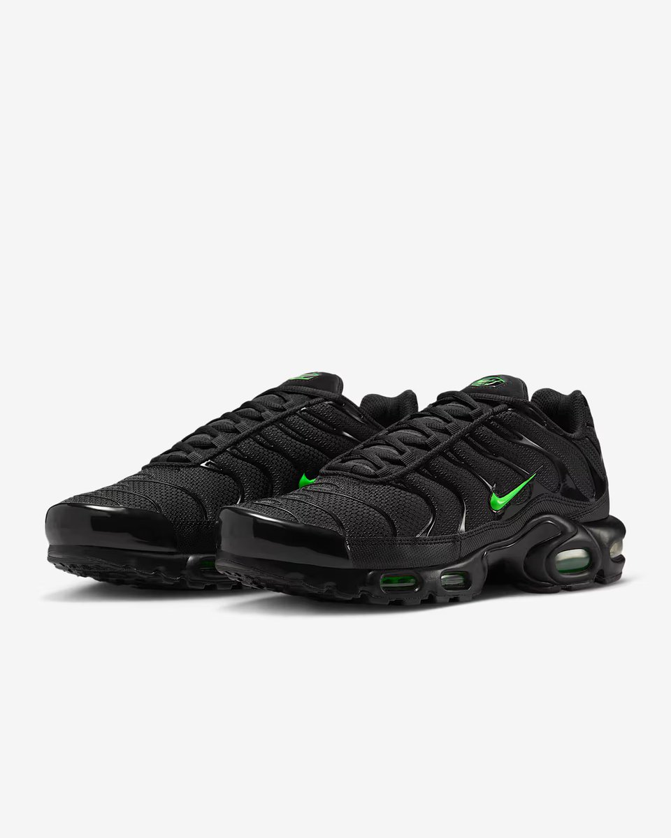 Ad: NEW via Nike US
Nike Air Max Plus "Black/Green Strike"

&gt;&gt; buff.ly/55G4B7z