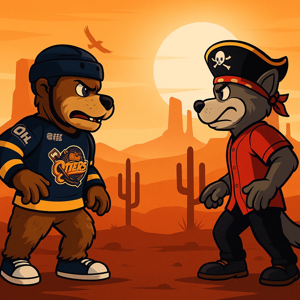 So we know that the Erie SeaWolves introduce C. Wolf as "Erie's Favorite Mascot", but we know a mascot that might just be a little bit better 🙃 🦦 

Who is the fan favorite in the Flagship City? Otto or C. Wolf?

Vote in the next tweet!

#ErieOtters #OttersHockey