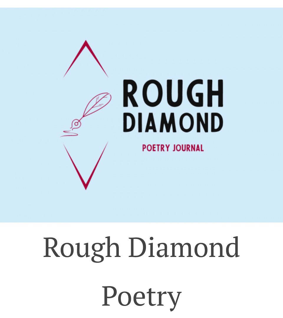 Happy email acceptance of a poem for their next anthology ‘100 poems for the 21st Century’ 
<a href="/PoetryRough/">Rough Diamond Poetry Journal</a> 😊