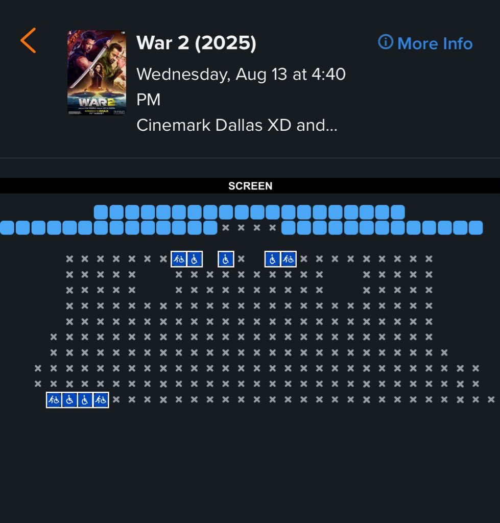 NTR FANS USA (@ntrfans_usa) on Twitter photo #War2 Dallas NTR Fans show sold out within minutes 🔥🥵
Fans aren’t waiting for Cinemark to open, they’re already booking tickets on the Fandango app.
Dallas Tigers going mass as always 💥
Jai NTR 🐯
#war2 #War2usa <a href="/tarak9999/">Jr NTR</a>
#AllHailTheTiger <a href="/yrf/">Yash Raj Films</a> <a href="/iHrithik/">Hrithik Roshan</a> <a href="/AnanthaHaribabu/">Hari Babu Anantha 🤵🏻</a> #War2 Dallas NTR Fans show sold out within minutes 🔥🥵
Fans aren’t waiting for Cinemark to open, they’re already booking tickets on the Fandango app.
Dallas Tigers going mass as always 💥
Jai NTR 🐯
#war2 #War2usa <a href="/tarak9999/">Jr NTR</a>
#AllHailTheTiger <a href="/yrf/">Yash Raj Films</a> <a href="/iHrithik/">Hrithik Roshan</a> <a href="/AnanthaHaribabu/">Hari Babu Anantha 🤵🏻</a>