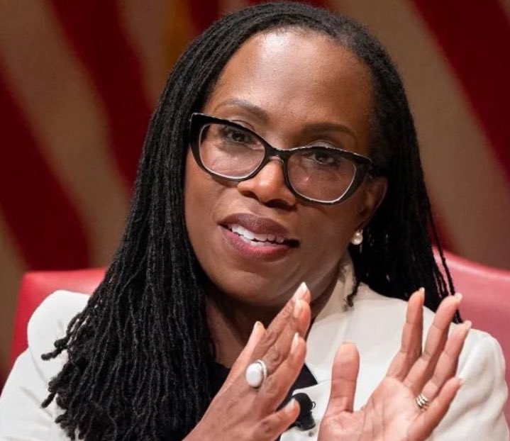 DEI appointee Supreme Court Justice Ketanji Brown Jackson is an embarrassment to our nation's judicial system ⚖️