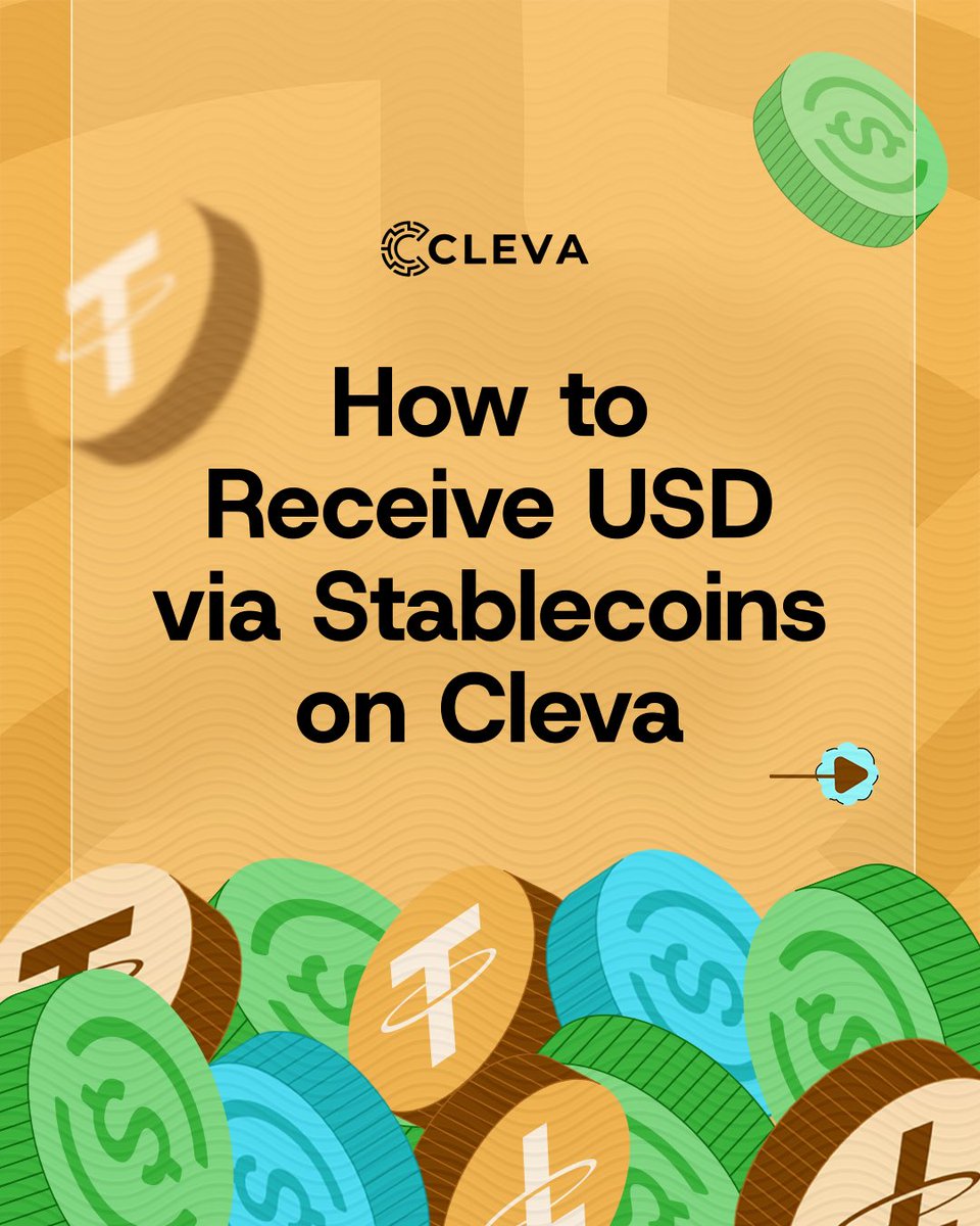 clevabanking's tweet photo. Did you know that you can now receive stablecoins on Cleva?👀
Here’s a breakdown on how to receive stablecoins in USD on the Cleva app.
Read through and update your app to try it today.
#stablecoins #getcleva #cleva #newfeaturealert https://t.co/B68aKeqngS