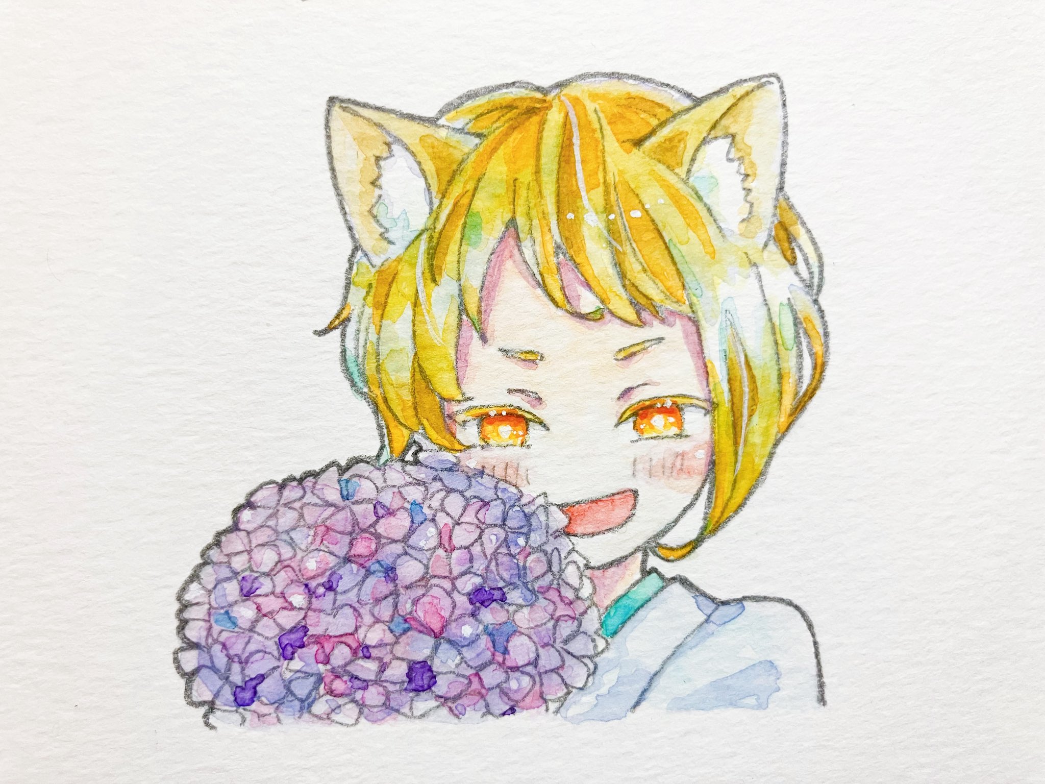 まめたろう☆さま専用（原画）虹色の世界 3【水彩画】ほか　6点おまとめ 8078883e1c1987477f8737ba8c0b2d