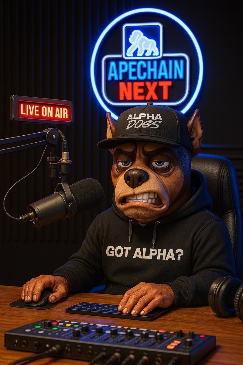 Join us for Ep. 1 to get the scoop on What’s NEXT on ApeChain! 

Space link ⬇️
x.com/i/spaces/1ynKO…