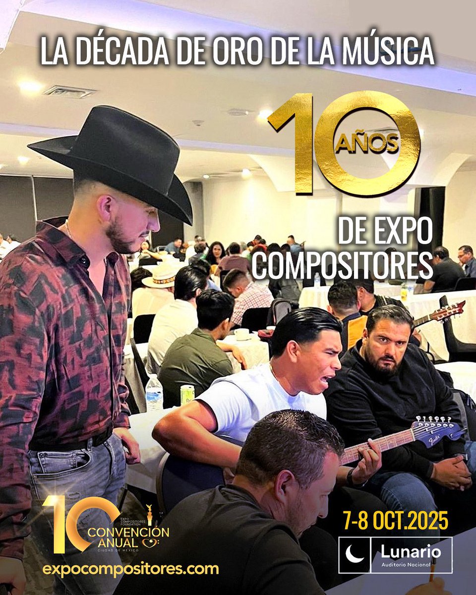 ¡La música nos une en la Convención Anual 2025! 
Encontraras Master Class con expertos de la industria musical, paneles informativos llenos de ideas, y toda la inspiración que necesitas en un solo lugar

convencionanual.com

#hogardelcompositor #ExpoCompositores #compositores