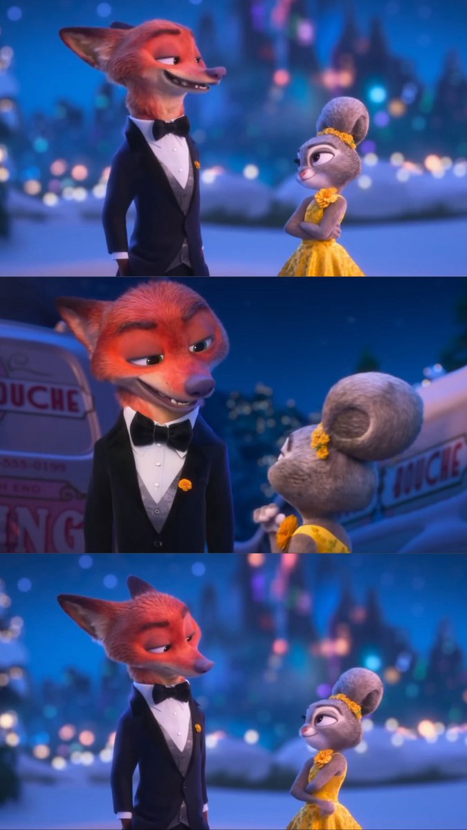 ニックのタキシード姿が見れるなんて🦊🫶🏻 ジュディもかわいい