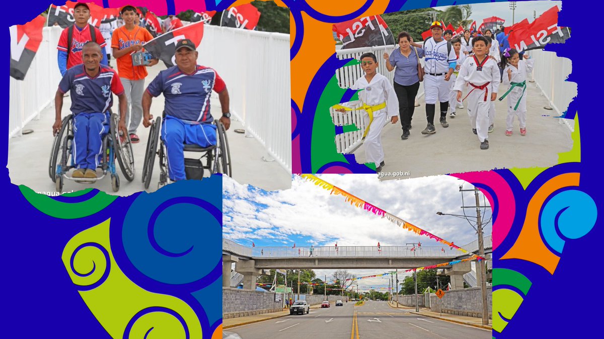 @🅰🆃🅴🅶🅾 🇳🇮 (@atego16) on Twitter photo Buenos dias #Nicaragua 🇳🇮
Ya ven que bonito quedó el Puente del IND? ✌🏻
Es acceso seguro a todos/as quienes practican las diferentes disciplinas deportivas.
¡Solo el Sandinismo!
#UnidosEnVictorias ❤️🖤
<a href="/Canal4Ni/">Canal 4 Nicaragua</a> <a href="/FloryCantoX/">Flor y Canto 🇳🇮</a> <a href="/FcoRosales78/">Francisco Rosales 🇳🇮</a> Buenos dias #Nicaragua 🇳🇮
Ya ven que bonito quedó el Puente del IND? ✌🏻
Es acceso seguro a todos/as quienes practican las diferentes disciplinas deportivas.
¡Solo el Sandinismo!
#UnidosEnVictorias ❤️🖤
<a href="/Canal4Ni/">Canal 4 Nicaragua</a> <a href="/FloryCantoX/">Flor y Canto 🇳🇮</a> <a href="/FcoRosales78/">Francisco Rosales 🇳🇮</a>