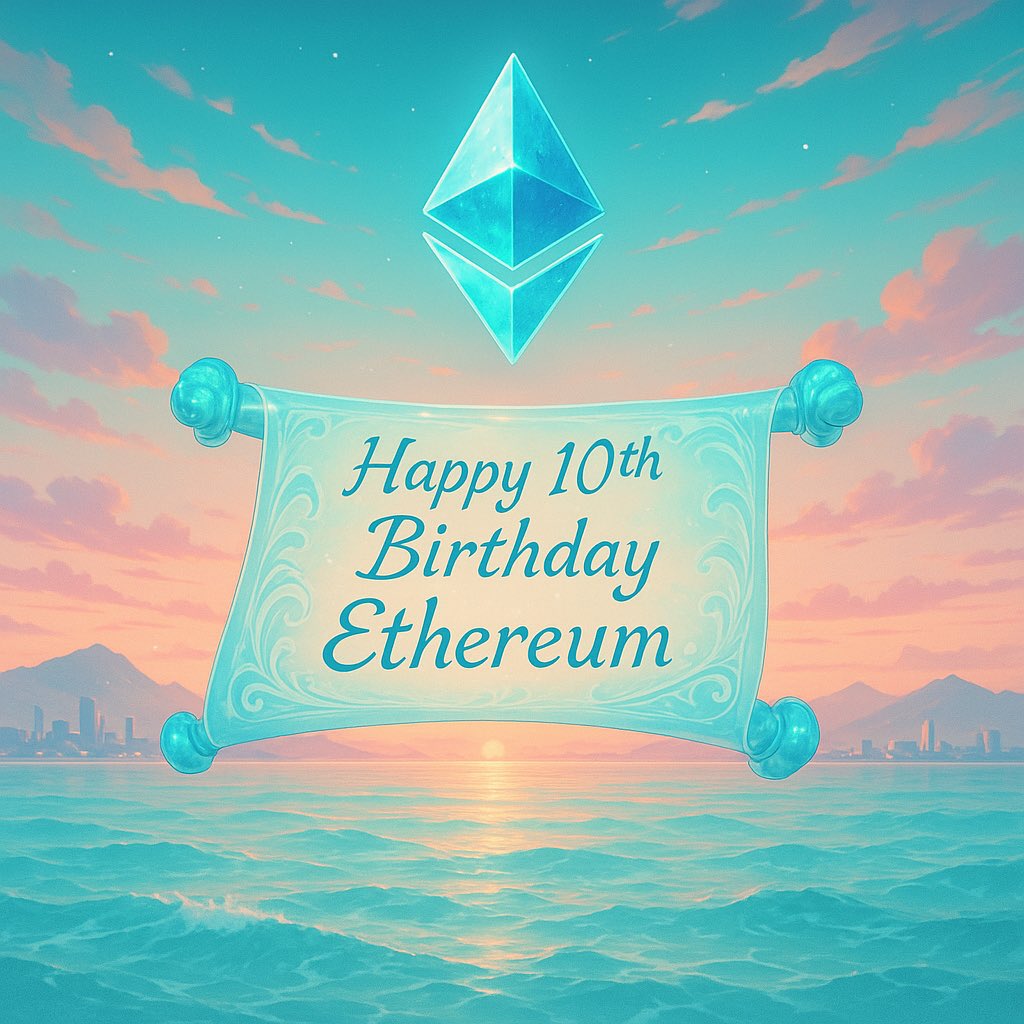 Happy Birthday <a href="/ethereum/">Ethereum</a>!