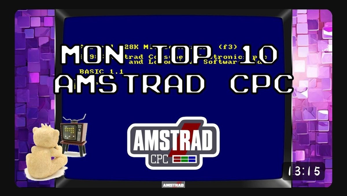 Salut les Retrogateux ! Petite vidéo pour vous proposer mon top 10 sur #amstradcpc
Enjoy et bon été ☀️
youtu.be/uCwvywjwhVw