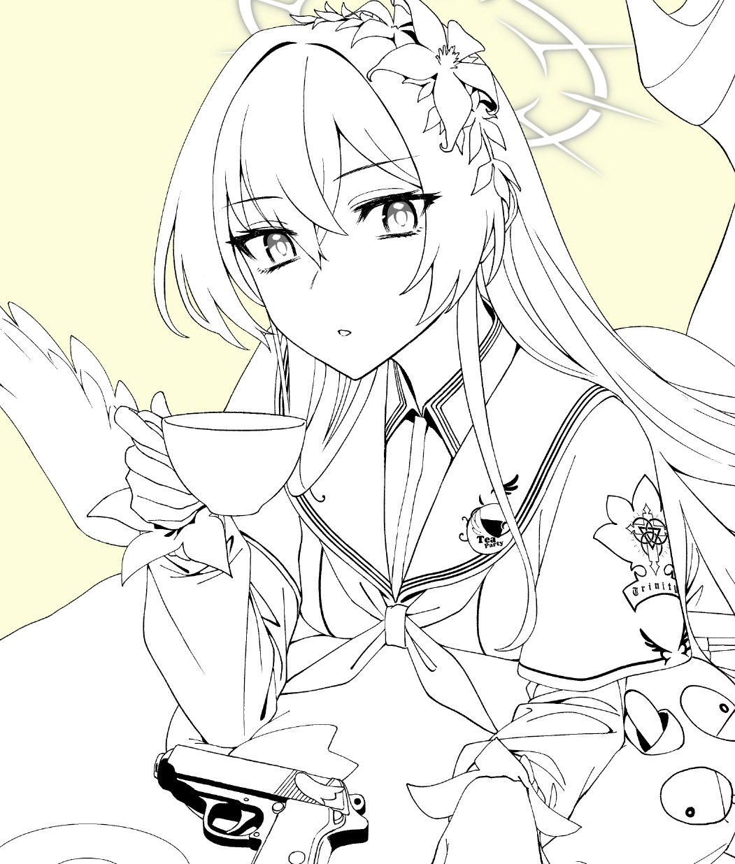 ◆フルムーンとしっぽ◆手描きイラスト Yahoo!オークション - 手描きイラスト 創作 煌めきマリンブルー
