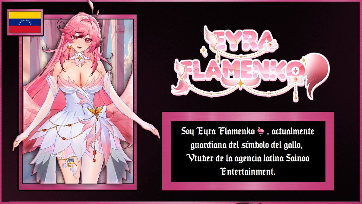 drogue_bag's tweet photo. #VTuberDexGroup: @SainooCorp 

Sainō es una agencia de VTubers dedicada al crecimiento y promoción de nuevos talentos a través de la creación de contenido digital. Nuestro objetivo principal es innovar en el entretenimiento virtual en Latinoamérica, impulsando la libertad creativa, así como el talento individual y grupal de nuestras VTubers. 

Sus talentos:
@OokamiHikari 
@EyraFlamenko 
@IgnyaPanthara 
@NayaOnuphyrus