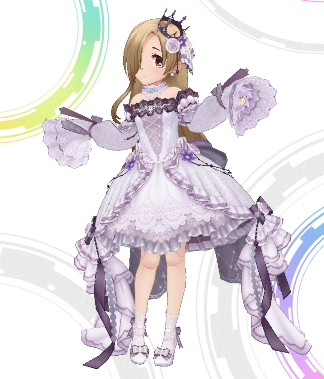 デレステ　白坂小梅　Favorite コラボパーカー　男女兼用 男女兼用BIGサイズ】アイドルマスター シンデレラガールズ