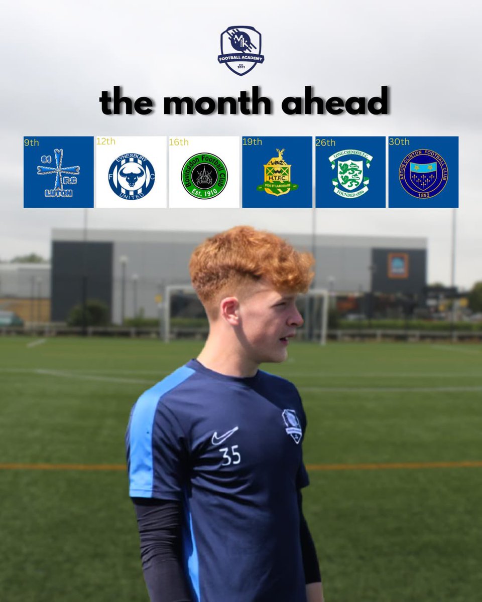 AUGUST 📆

A busy first month of the season as we have 6 games. 

Our league campaign starts on Saturday 9th August against Luton 61 🙌