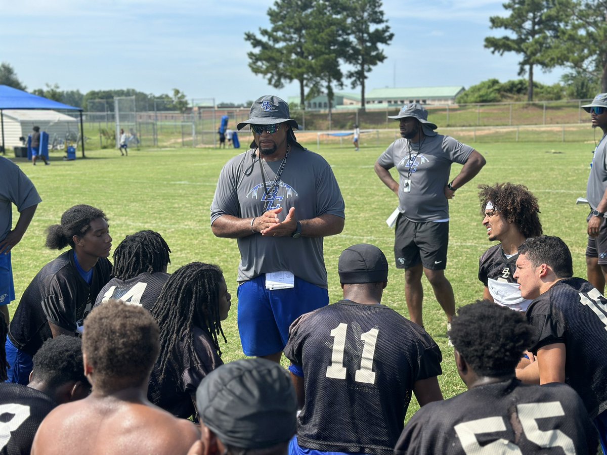 Had a great chat this morning with a noticeably bigger <a href="/BurkeFootball/">BURKE COUNTY FOOTBALL</a> QB1 <a href="/SeanVandiver1/">Sean Vandiver</a>. Soon I’ll tell you why he’s a “first” for <a href="/coachstephens56/">Franklin Stephens</a>. <a href="/WJBFSports/">WJBF Sports</a>