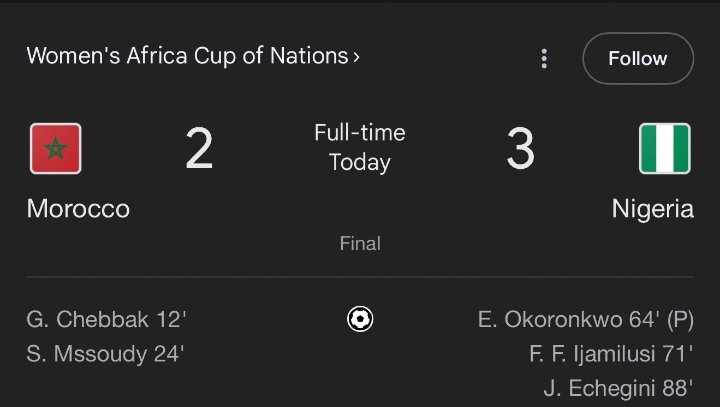 Tpain promised Super Falcons Queens money, everyone is complaining that it's too much for d ladies for winning d Trophy after going two goals down against Morocco?
Same APC regime that has been embezzling public funds, 
our concern should be let it not be Audio promise simple 📌