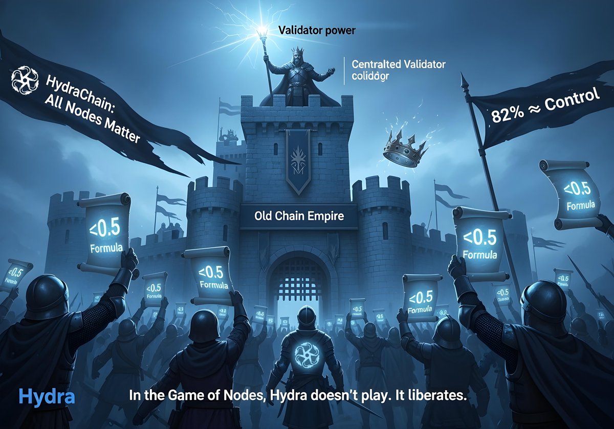 Rengoku_Hashir's tweet photo. The Old Chain Empire fell when small validators raised the ^0.5 scroll. The crown of power shattered and flew to the people.
“In the Game of Nodes, Hydra doesn’t play. It liberates.”
#HydraChain #Web3 #DeFi #AllNodesMatter #FairStaking #Lydra #BlockchainTechnology https://t.co/XCHFwsFZ1K