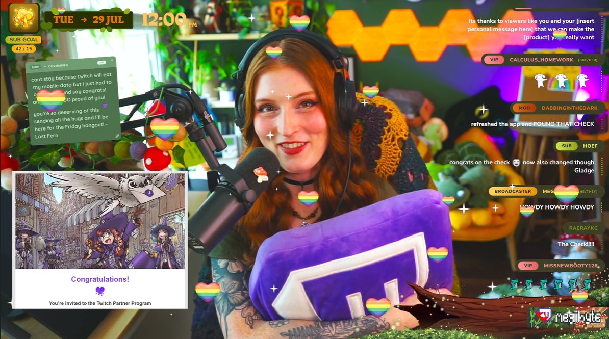 MEGIIBYTE **IS PARTNER 2025!!! <a href="/Twitch/">Twitch</a> ✨