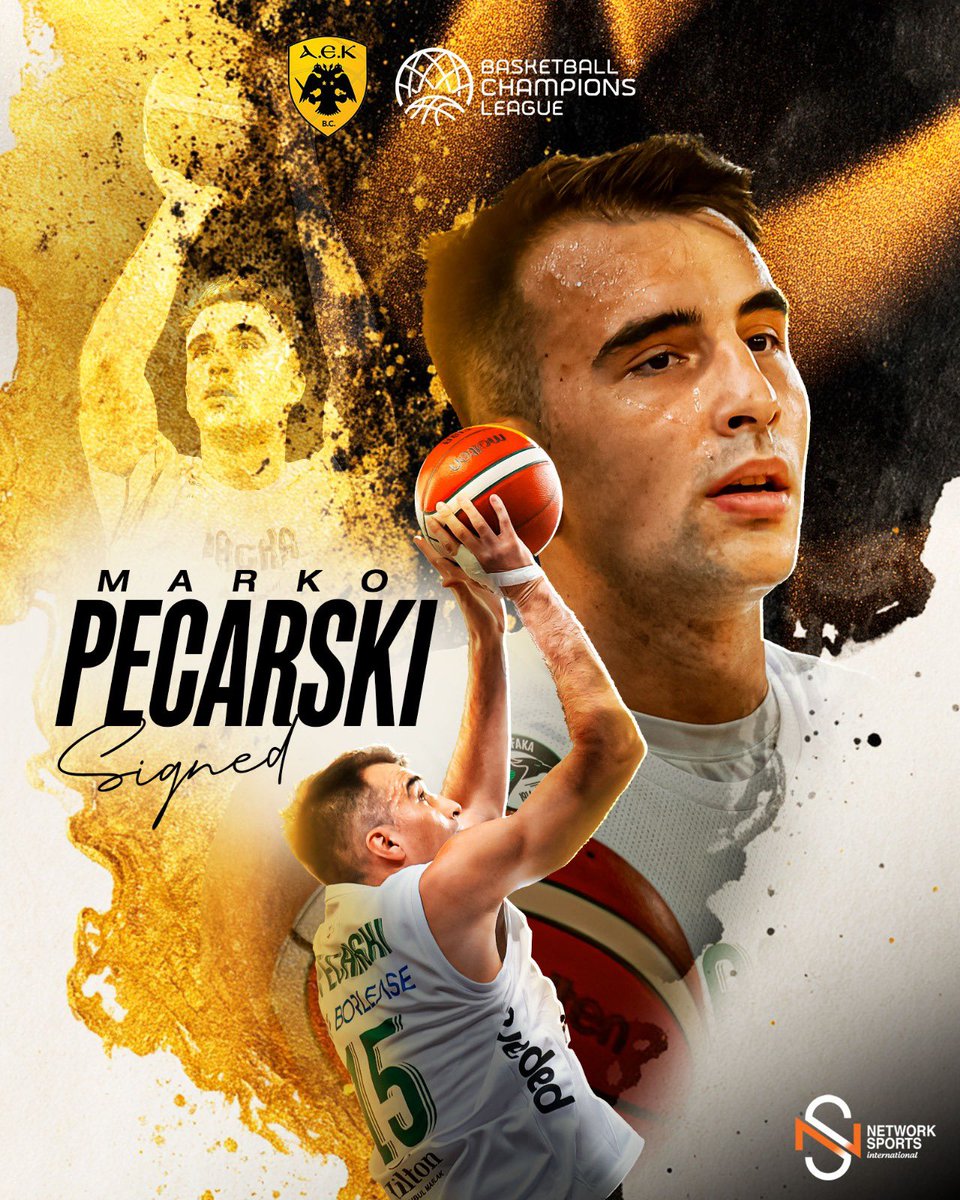 Christoforos Choumas (@chrischoumas) on Twitter photo Marko Pecarski <a href="/markopecarski15/">Marko Pecarski</a> is the newest addition of <a href="/BasketballCL/">Basketball Champions League</a> historic club <a href="/aekbcgr/">AEK BC</a> ! Welcome to Greece Marko ๐ฌ๐ท <a href="/StoiximanGBL/">GBL</a>
#networksports #homeofchampions Marko Pecarski <a href="/markopecarski15/">Marko Pecarski</a> is the newest addition of <a href="/BasketballCL/">Basketball Champions League</a> historic club <a href="/aekbcgr/">AEK BC</a> ! Welcome to Greece Marko ๐ฌ๐ท <a href="/StoiximanGBL/">GBL</a>
#networksports #homeofchampions