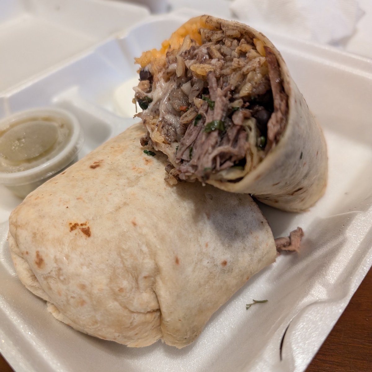 Where Y'at Magazine (@whereyatnola) on Twitter photo Getting ready to dig into this incredible Barbacoa Burrito with rice, beans, cheese and onion at Taqueria 2 Brothers in Terrytown! #nolarestaurants #burrito 🌯
📸 <a href="/nolafoodporn/">nolafoodporn</a> Getting ready to dig into this incredible Barbacoa Burrito with rice, beans, cheese and onion at Taqueria 2 Brothers in Terrytown! #nolarestaurants #burrito 🌯
📸 <a href="/nolafoodporn/">nolafoodporn</a>