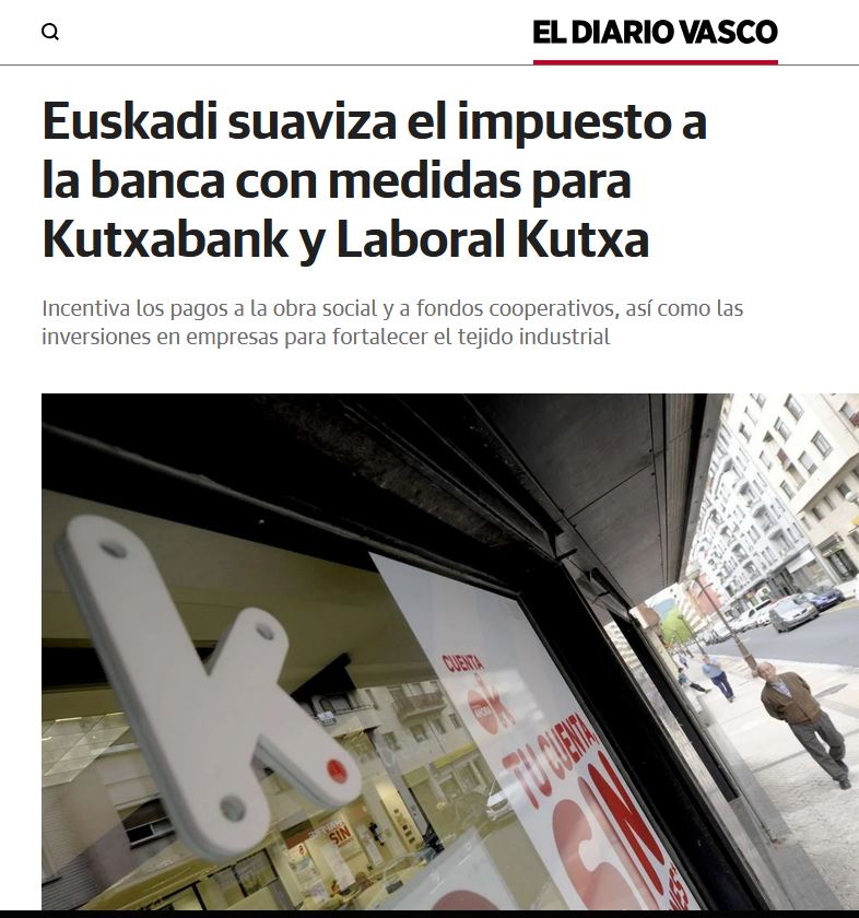 Es necesario impulsar una banca pública que responda a las necesidades de  financiación de las familias y de las  pequeñas y medianas empresas. 

Solo de esta forma evitaremos que los  bancos sigan sangrando a la ciudadanía para incrementar sus beneficios.
ezker-anitza.org/ezker-anitza-i…