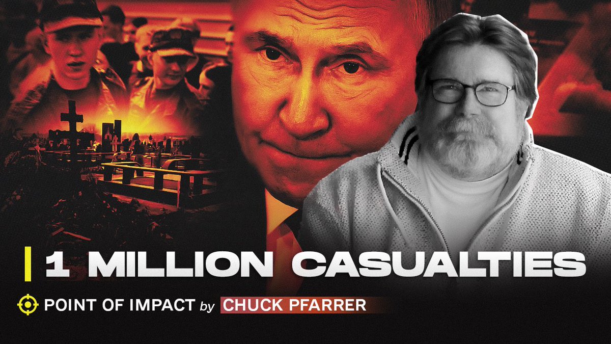 Former SEAL Chuck Pfarrer exposes what he describes as Russia’s military collapse: mutiny, mass desertions, 1M+ casualties, and major losses in Chasiv Yar and across the front.

kyivpost.com/videos/57257