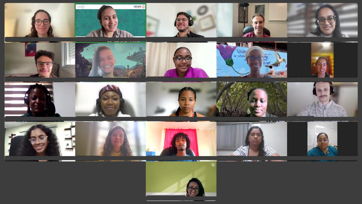 📸 Today we kicked off the third virtual workshop of our “Convening Amazonian Youth” series with inspiring young leaders and scientists from Guyana, Suriname, and French Guiana — all on the road to #COP30!

#TheAmazonWeWant