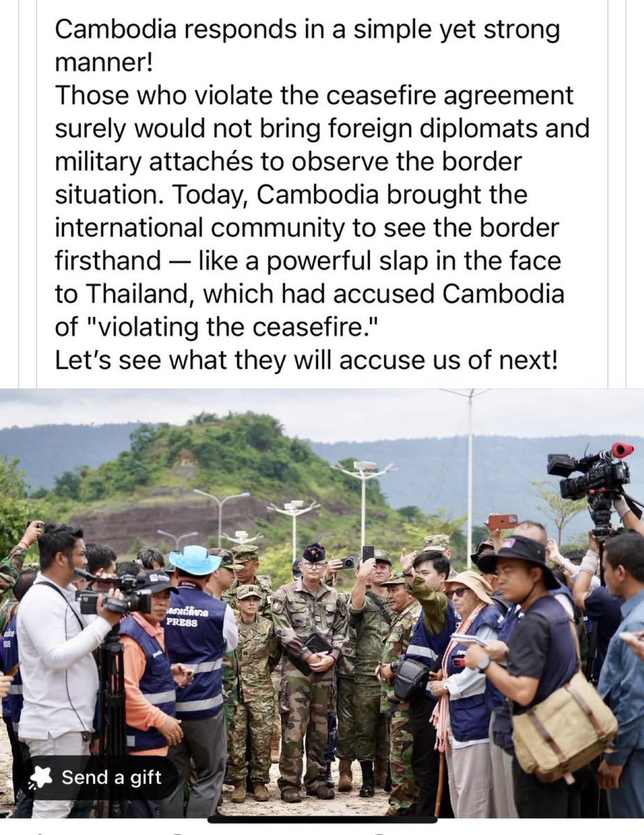 ChhimPong's tweet photo. @BBCWorld Clap one hand hear nothing, clap both hands make noises. Does the west need a reminder to fact check their news from all side of the conflict or is this common sense they’re not teaching in school? #dontthaitotheworld https://t.co/y0zq9wurCG