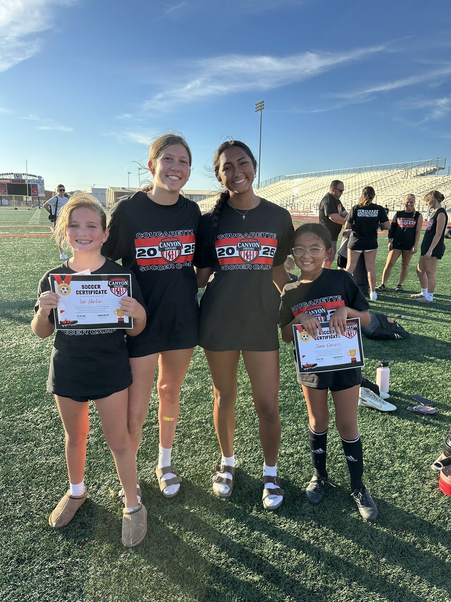 Sofia Ramirez (@1sofia_ramirez) on Twitter photo Had the honor of being a camp counselor last week for some amazing 3rd–5th graders! Even cooler, my sister joined the camp and had a blast. Lili and I both rep the Canyon Cougars, and our sisters are following in our soccer footsteps! ⚽️🐾 #SoccerSisters <a href="/CHSCougaretteFC/">CHS Cougarette Soccer</a> Had the honor of being a camp counselor last week for some amazing 3rd–5th graders! Even cooler, my sister joined the camp and had a blast. Lili and I both rep the Canyon Cougars, and our sisters are following in our soccer footsteps! ⚽️🐾 #SoccerSisters <a href="/CHSCougaretteFC/">CHS Cougarette Soccer</a>