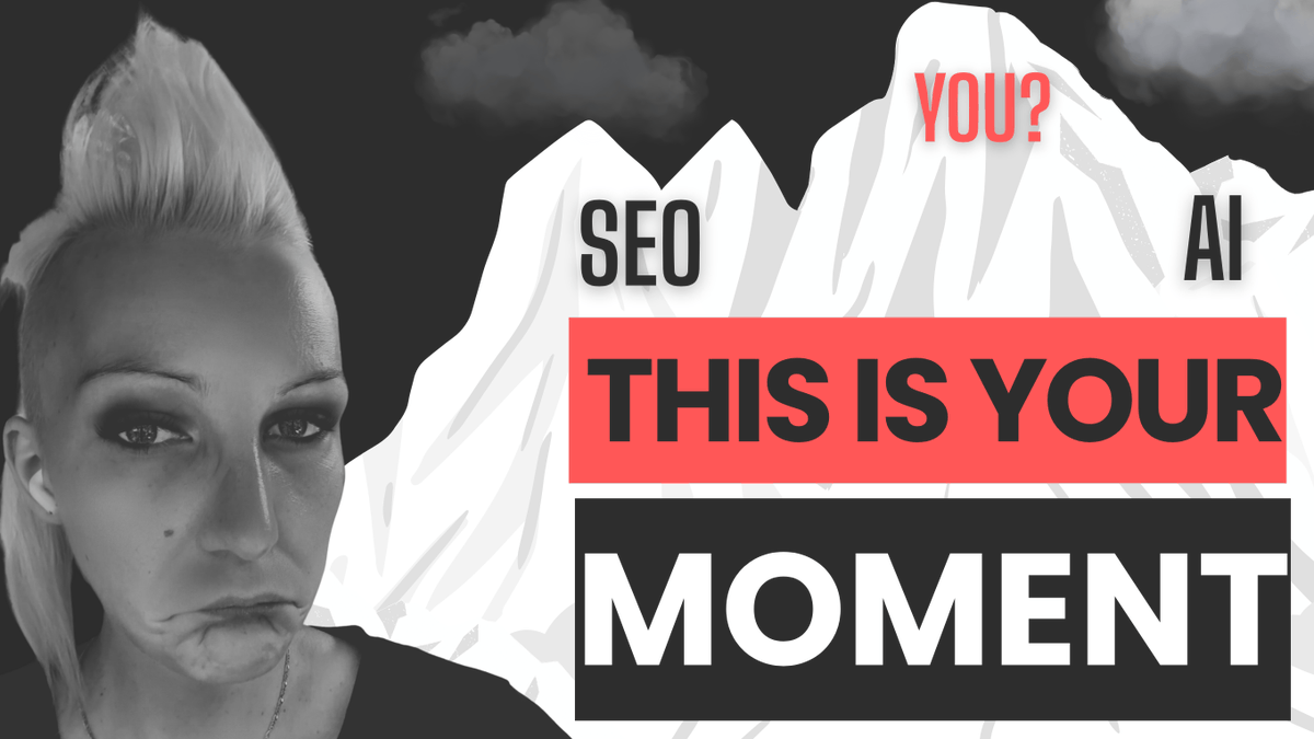 This is your moment. Not AI's.

Stop panicking about AI replacing your SEO job. You're looking at it all wrong.

The common fear is that AI will automate our tasks into oblivion. That it's a threat to our careers. I disagree.

AI is the biggest opportunity we've had in years, but