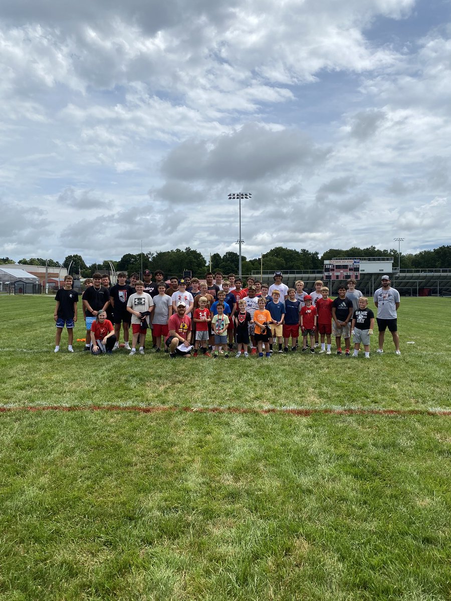 Thank you to everyone who participated in and helped run our youth football camp today! Go Tigers!