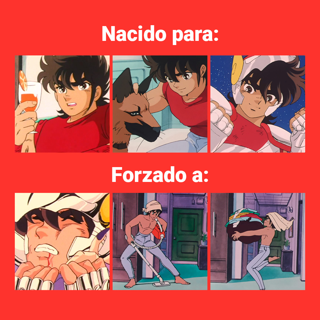 A veces la vida te lleva por otros caminos. 😪

Cuéntanos, ¿qué agregarías para ti en ambos casos? 🤔 Te leemos.

#LosCaballerosdelZodiaco #SaintSeiya #Seiya