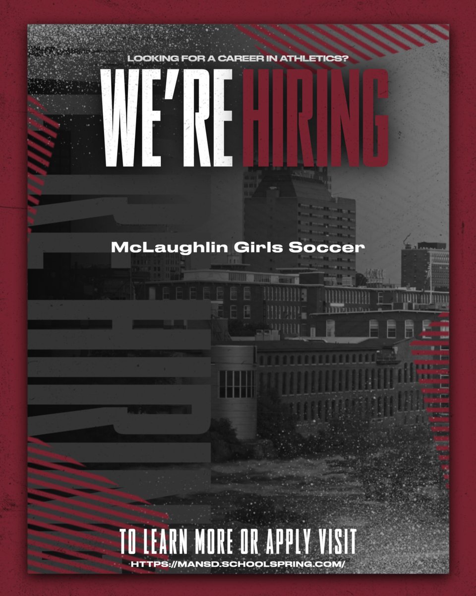 We are still looking for a McLaughlin Girls Soccer Coach. If you know anyone that might be interested in coaching, please forward on this link to the position!

mansd.schoolspring.com/?jobid=5226977