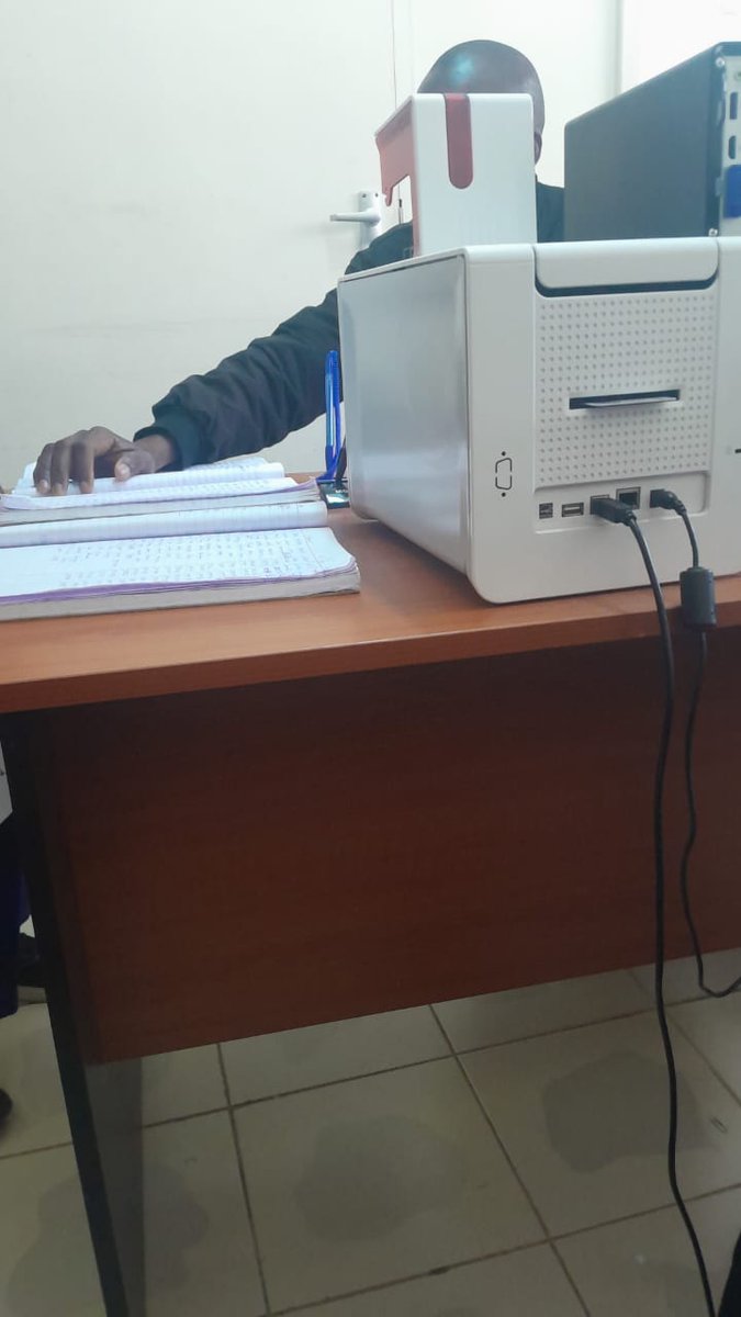 GenZ OCPD (@kabete_) on Twitter photo This digital ID Card printer at <a href="/Kmtc_official/">KMTC</a> main campus in NRB serves all medical service providers nationwide in printing renewed practising licences. The machine broke down days ago and no printing is ongoing/CRISIS. <a href="/HonAdenDuale/">Hon. Aden Duale, EGH</a> <a href="/MOH_Kenya/">Ministry of Health</a> <a href="/WilliamsRuto/">William Samoei Ruto, PhD</a> <a href="/gk_ruku/">Geoffrey Kiringa RUKU</a> <a href="/kmpdu/">KMPDU</a> This digital ID Card printer at <a href="/Kmtc_official/">KMTC</a> main campus in NRB serves all medical service providers nationwide in printing renewed practising licences. The machine broke down days ago and no printing is ongoing/CRISIS. <a href="/HonAdenDuale/">Hon. Aden Duale, EGH</a> <a href="/MOH_Kenya/">Ministry of Health</a> <a href="/WilliamsRuto/">William Samoei Ruto, PhD</a> <a href="/gk_ruku/">Geoffrey Kiringa RUKU</a> <a href="/kmpdu/">KMPDU</a>