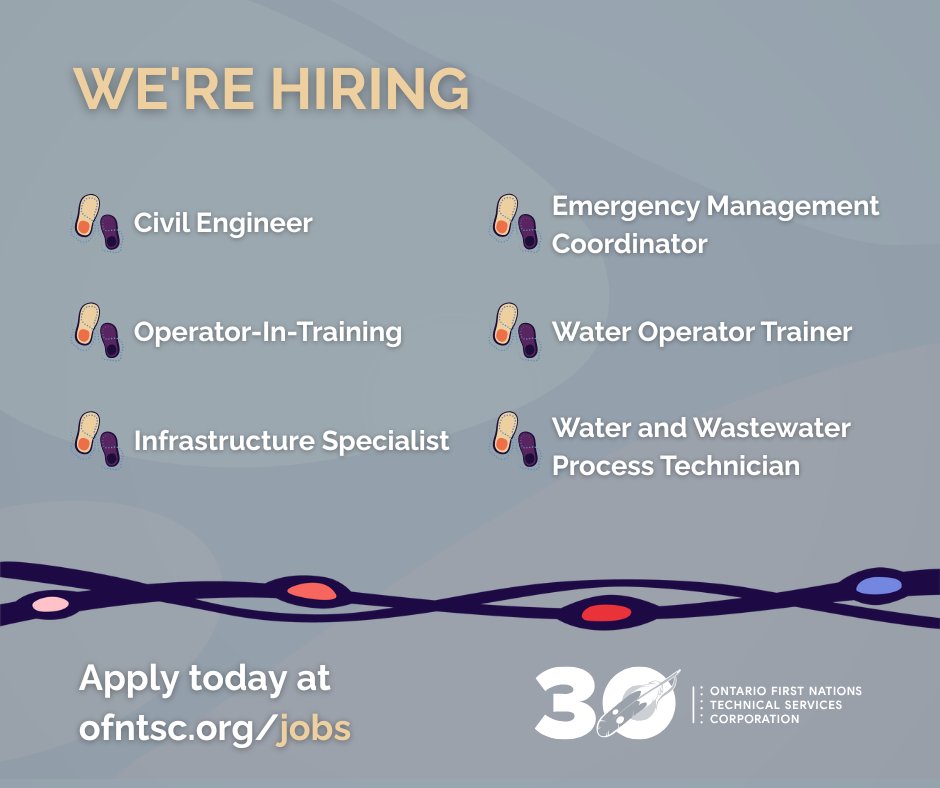 OFNTSC is hiring!

We’re looking to add to our team across multiple fields — from finance, housing and infrastructure, to emergency management and more!

Explore all current openings at ofntsc.org/jobs