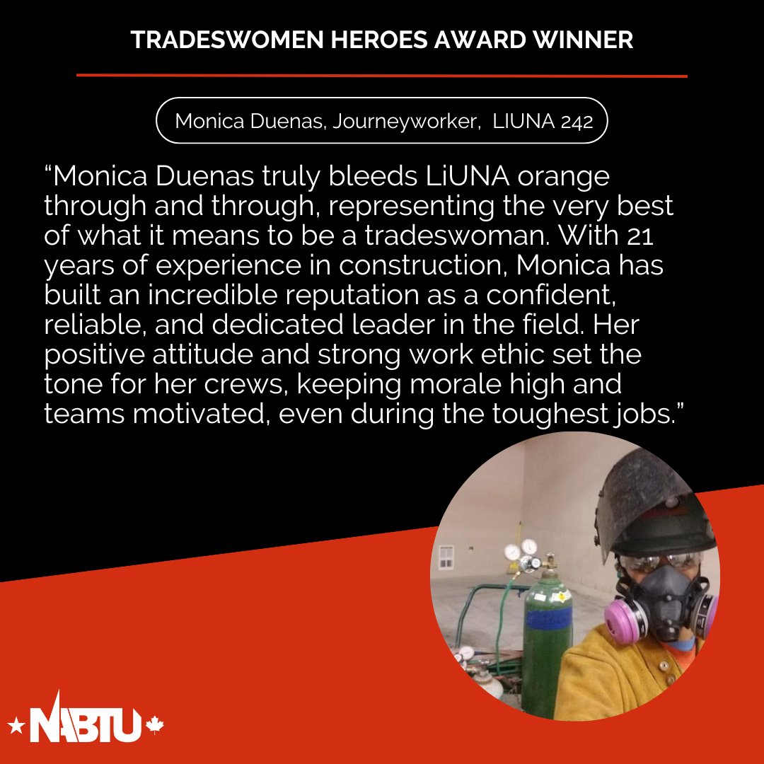 Tradeswomen Build Nations (@nabtu_twbn) on Twitter photo They show up, stand out, and lead the way. 💪 
Congratulations to our July Tradeswomen Hero Award winners They show up, stand out, and lead the way. 💪 
Congratulations to our July Tradeswomen Hero Award winners