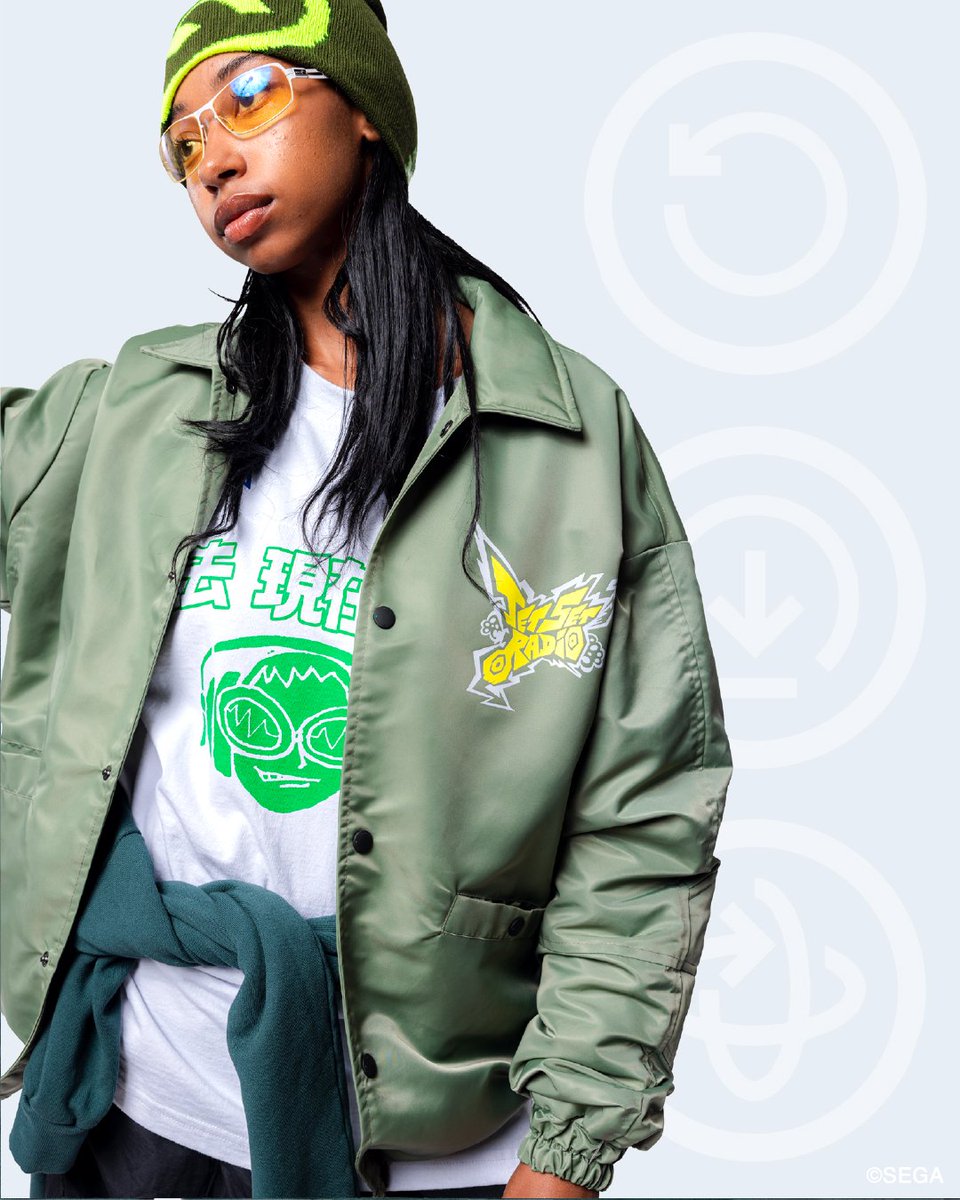godfree's tweet photo. SEGA &amp; HIDDEN NY team up for Jet Set Radio's 25th anniversary capsule! Looks dope! https://t.co/RIIhM5owxN