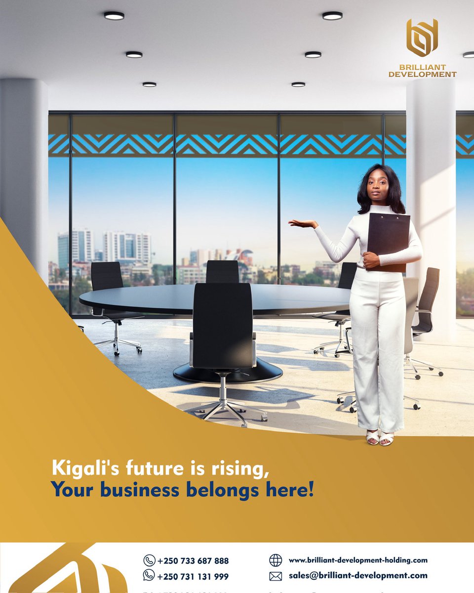 brilliantdevRw's tweet photo. Seize the pinnacle of East Africa’s business pyramid, elevate your corporate image, and secure asset appreciation. DM us or call for more details.

#BrilliantTower #KigaliRealEstate #PrimeSpace https://t.co/S7dpH6EucP