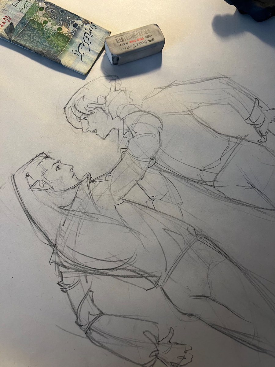 a quick sketch inspired by Polish Dracula ballet