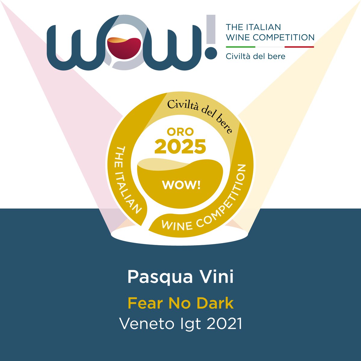 Pasqua Wines (@pasquawinery) on Twitter photo Proud to announce that Cascina San Vincenzo Amarone della Valpolicella DOCG 2018 and Fear No Dark Veneto IGT 2021 from <a href="/PasquaWinery/">Pasqua Wines</a> have obtained gold medal at WOW! The Italian Wine Competition 2025 run by Civiltà del Bere.
#WOW2025 #CiviltàDelBere #PasquaWines #PasquaWinery Proud to announce that Cascina San Vincenzo Amarone della Valpolicella DOCG 2018 and Fear No Dark Veneto IGT 2021 from <a href="/PasquaWinery/">Pasqua Wines</a> have obtained gold medal at WOW! The Italian Wine Competition 2025 run by Civiltà del Bere.
#WOW2025 #CiviltàDelBere #PasquaWines #PasquaWinery