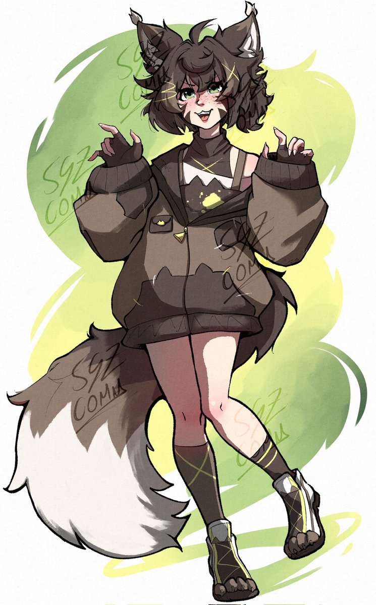 Piece done for <a href="/Nyufix_VT/">Nyufix | Catfox VTuber💛🍂🐾☕️</a> 
Thank u very much for commission me!! ✨️