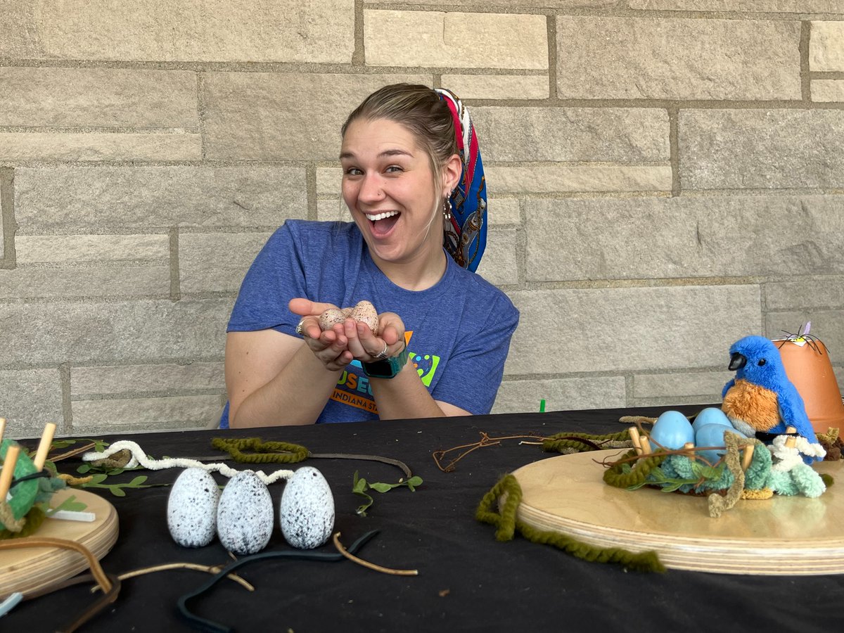 🎡 Meet us at the <a href="/IndyStateFair/">Indiana State Fair</a>! Stop by our booth to crack open geodes, mold fossils, build a nest and more while you're enjoying the fair.

📅 Aug. 1-3, 7-10 and 14-17
🕐 3-5 p.m. on weekdays; 2-4 p.m. on weekends
📍 In front of the <a href="/INdnrnews/">Indiana DNR</a> building