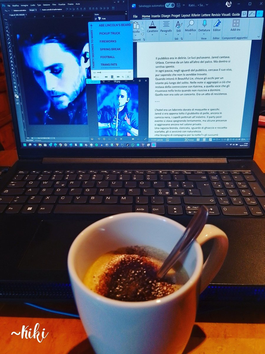 ViolaRaakel's tweet photo. #GinsengCoffee #GoodMusic #Him #Word and #MyTwistedMind = #BestComboEver🔝
#Jared & #Katrina #WorkInProgress
#WriterLife https://t.co/waVkwFzwd9