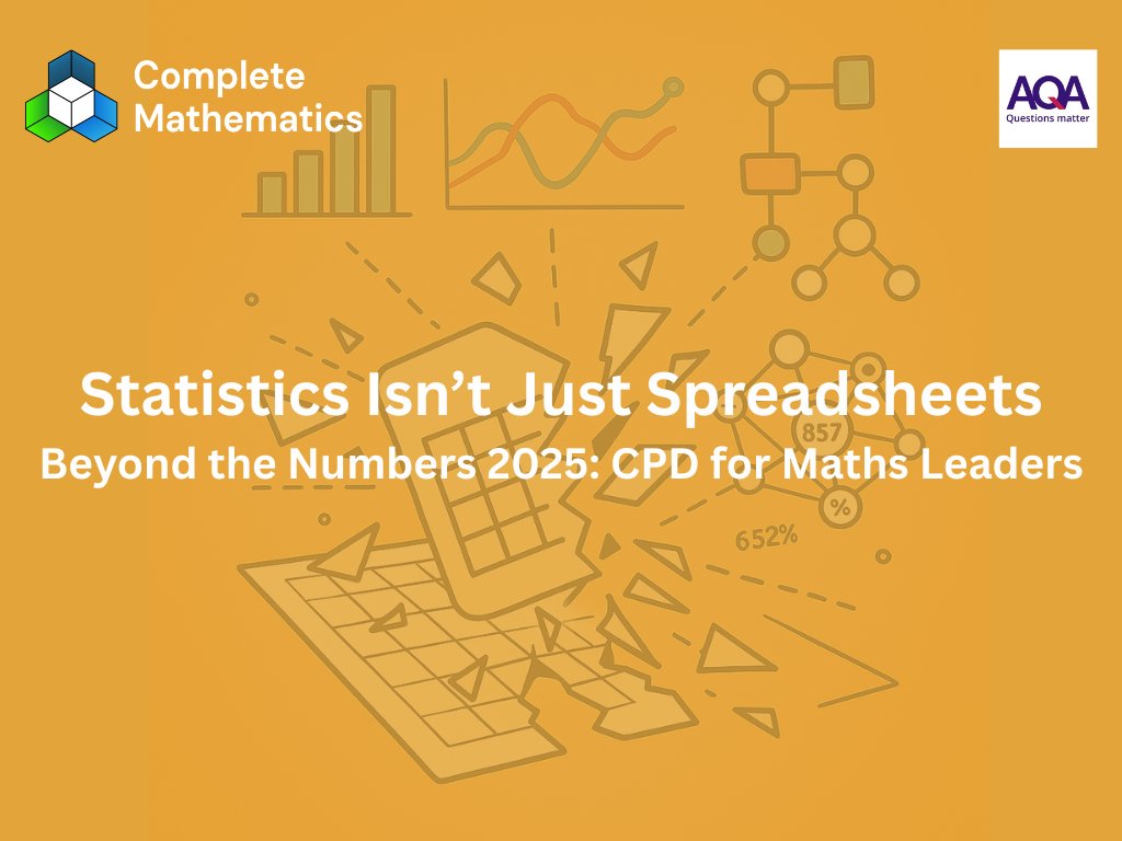 📊 What can meaningful data do for maths education?
Beyond the Numbers isn’t about spreadsheets or tracking.

 It’s about using data to:
 ✔ Design more coherent curricula
 ✔ Lead with clarity and confidence
 ✔ Support statistical thinking in the classroom
 ✔ Make change that