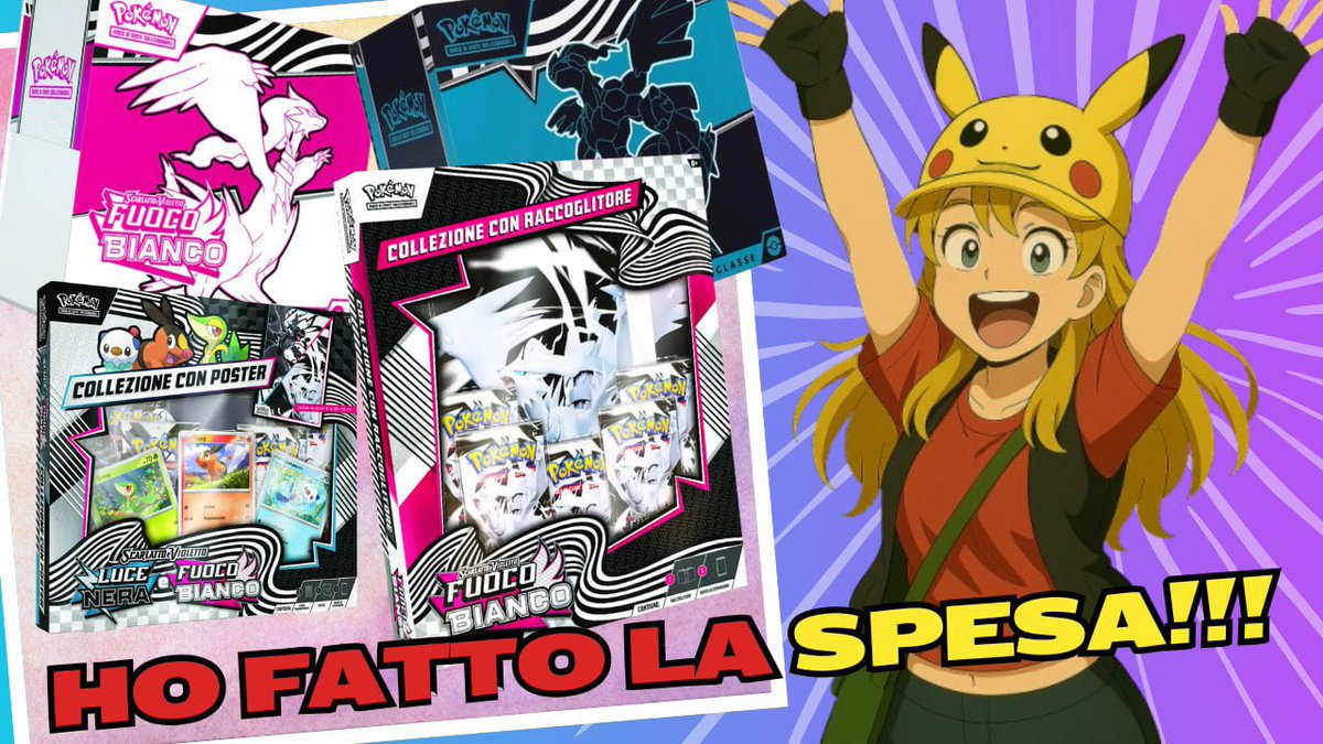 Nuovo video su #Youtube 🔥

Ho fatto la spesa 🛍️
Fuoco Bianco &amp; Luce Nera 🤍🖤
#Pokemon 

🔗 youtu.be/ZyjfdXNt0fE